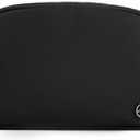 Pander Cross Body Fanny Pack for Women, Fashion Waist Packs, Crossbody Bags, Belt Bag with Adjustable Strap (Black)