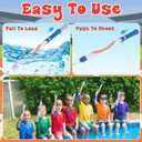 Halloscume 12 Pack Baseball Sport Water Gun Party Favors 15.75 in Summer Water Shooter Gun Toys Blasters for Kids Summer Outdoor Swimming Pool Backyard Beach Games