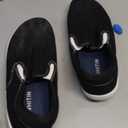 WHITIN Wide Toe Box Shoes for Men Minimalist Fashion Casual Slip on Barefoot Sneakers Minimus Size 12 12W Zero Drop Width Fitness Black White 46