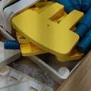 OCATO Toddlers Kids Table and Chair Set: Activity Table with 152Pcs Large Marble Run Building Blocks 4 Chairs Storage All in One Play Sensory Water Tables Sand Tables for Boys Girls 3 4 5 6 Year Old (Dark Blue)