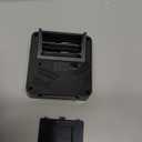 Geevon Small Atomic Travel Alarm Clock with Auto/8s Backlight, 2 Alarm Settings, Temperature, Increasing Beep Sounds Digital Atomic Travel Clock Battery Operated for Bedroom, Bedside, Black