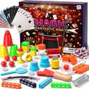 Magic Kit for Kids, 130 Magic Tricks Set for Kids with Magic Wand, Manual and Videos, Magic Set Toys Board Game Gifts for 6 7 8 9 10 11 12 Years Old Kid Boys Girls Beginner Christmas Birthday Parties