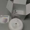 Essential Oil Diffuser, Quiet Humidifier for Bedroom, Timer and Auto-Off, 7 LED Colors Ultrasonic Aromatherapy Mist Diffusers for Large Room Office (Milky White)