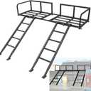 Raised Truck Bed Rack Adjustable for ATV UTV Extra Storage Space