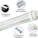 WYZM R17D 4FT LED Tube Light,5500K White Color,20W F48T12/CW/HO Straight T12 Fluorescent for Vending Cooler Freezer Replacement Bulb (4-Pack 5500k)