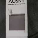 AOSKY Blackout Cordless Roller Shade for Indoor Windows, 36"W x 72"H, White
Black Out Window Shade with Spring System, Thermal Insulated UV-blocking Fabric, Room Darkening Pull Down Blind for Home Door