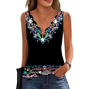 Womens Summer Tops Seashell V Neck Sleeveless Textured Tank Tops Dressy Knit 2025 Cute Basic Blouses Shirts Size Large