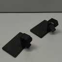 ARCHCRTC Christmas Stocking Holder for Mantel Fireplace Metal Stocking Hangers Hanging Hooks Heavy Duty Weighted Stocking Holder Bases for Xmas Shelf Fireplace Stair Decor (2, Black)