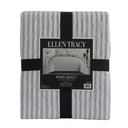 Ellen Tracy Quilt - Green/White, King