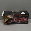 Fistone RC Cement Mixer Toy, 6 Channel Truck with Lights, 1:24 Electric 360 Degree Stirring Vehicle, Rechargeable Construction Truck for Kids