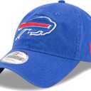 New Era NFL Core Classic 9TWENTY Team Color Adjustable Hat Cap (One Size, Buffalo Bills)