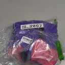 Gooby - Sports Vest, Fleece Lined Small Dog Cold Weather Jacket Coat Sweater with Reflective Lining, Purple, Large (Large chest (~19.5"))