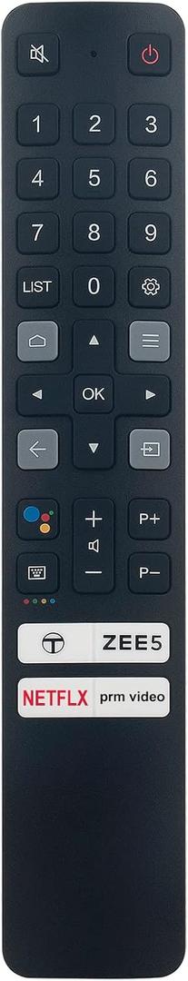 RC901V FMR5 Voice Replace Remote Control Compatible with TCL 06-BTZNYY-FRC901V-FMR5 Remote for 32P30S 40S65A 49P30FS 43P30FS 43S6500 55P8E(D6) 65P8E(D6)
