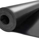 Nisorpa 3.3x9.8 ft Solid Rubber Sheet Heavy Duty Neoprene Rubber Rolls 1/8" Thick Large Sealing Rubber Roll Silicone Heatproof Oil Waterproof Rubber Mats for Garage Sound-Proof Floor DIY Gasket Shock
