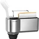 simplehuman Sink Caddy Sponge Holder, Brushed Stainless Steel