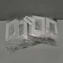 ELEGRP Decorator Wall Receptacle Outlet, Tamper Resistant 15A 125V Standard Electrical Wall Outlet, Residential Grade, Self-grounding, with Screwless Wall Plate, UL (20 Pack, Glossy White)