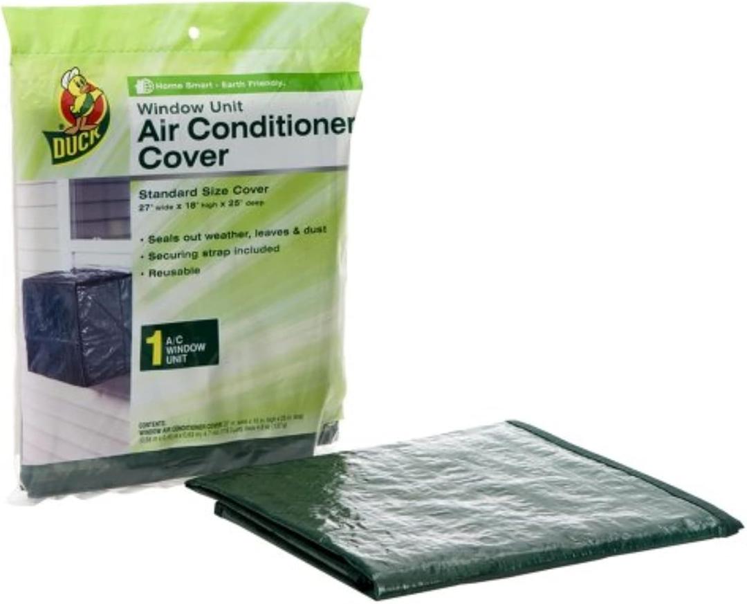 Duck Brand Standard Window Air Conditioner Cover, 27-Inch x 18-Inch x 25-Inch, 283581