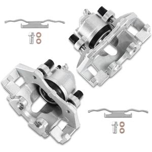 Front Brake Caliper Kit Right + Left Assembly w/Bracket 18B5295 18B5294 Compatible for Ford Escape Tribute Mariner 2011-2012 (Set of 2)