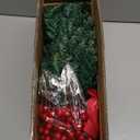 2FT Mini Christmas Tree, Small Tabletop Christmas Trees with 60 LED Lights, 24 Inches Prelit Christmas Tree with 100 Lifelike Branches and 80 DIY Ornaments, Xmas Table Decor for Home Indoor (Pine Green)