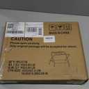 Smuxee Black Luggage Rack, Foldable Suitcase Stand with Fabric Storage Shelf, Luggage Holder with 4 Nylon Straps for Guest Room Bedroom Hotel