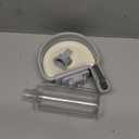 VANNON 16oz Pet Water Bottle, Gravity Dog Water Bowl Dispenser for Cage, Anti-Overflow Water Dispenser for Small Dogs, Cats, Rabbits and Other Small Animals, BPA Free, Grey