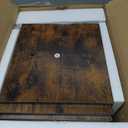 TUTOTAK Narrow Bookshelf, 8-Tier Bookcase, Spine Book Shelf for Small Space, Corner Standing Shelf for Living Room, Office, Study, Entryway, Rustic Brown BS06BB008