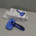 Swihauk Self Cleaning Slicker Brush - Skin Friendly Deshedding Grooming Tool for Dogs & Cats, Suitable for Shedding & Haired Pets, with Pet Supplies Accessories, Blue