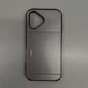 Nvollnoe Compatible with iPhone 17 Case with Card Holder Dual Layer Heavy Duty Protective Shockproof Hidden Card Slot Slim Wallet Phone Case for Women&Men 6.3 inch(Coffee)