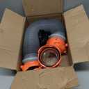 Camco 3-Foot Super Heavy-Duty Tote Tank Sewer Hose Kit | 18mil HTS Vinyl (39645), Black
