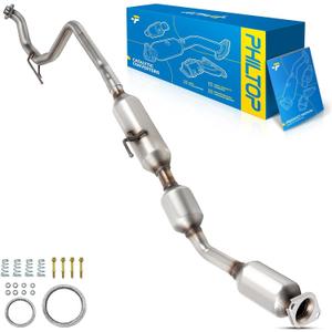PHILTOP High Flow Catalytic Converter Compatible with Toyota Yaris 1.5L 2007 2008 2009 2010 Catalytic Converter Kit for 52581, 21285, 47836, 93213, 1741021680, 49470 (EPA Compliant)