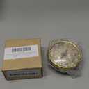 72mm Round Gold Hygrometer Humidity Meter Gauge Ring Surface - No Battery Needed