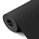 wohomuke Shelf Liners 17 inch x 20 ft Shelf Liners for Kitchen cabinets nonstick Shelf Lining Drawer Mats EVA Protector for Cupboard (Black, 17 inch x 20 ft)