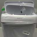 2 Pack Bathroom Trash Can with Lid, 3 Gal/12 L & 2.7 Gal/10L Garbage Can with Pop-Up Lid, Small Spaces Plastic Trash Can, Slim Trash Bin Waste Basket for Bathroom, Office, White