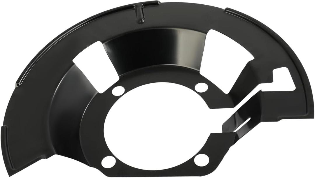 CCIYU 5015128AA Brake Dust Shield Front Right Fit For Dodge For Ram 2500 2000-2002,For Dodge For Ram 3500 2000-2002, Black Brake backing plate 1PC