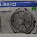 Lasko Wind Machine Fan, Air Circulator Fan with 3 Speeds, 20" Model 3300, Gray
