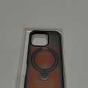 TORRAS Upgraded 360 Spin Magnetic Stand for iPhone 16 Pro Case, Fit for MagSafe, Built-in Kickstand & Ring Holder, Mil-Grade Protective Soft Edge Translucent Case for iPhone 16 Pro, Black 6.3''