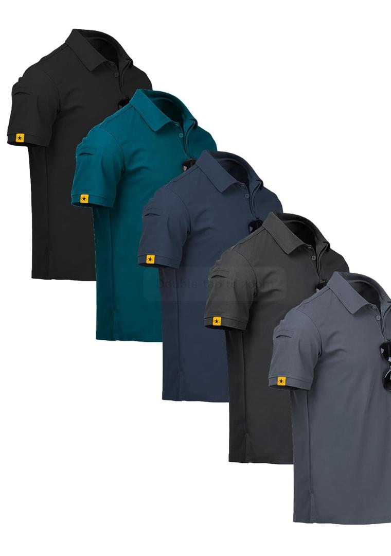 SCODI 5 Pack Mens Polo Shirts Short Sleeve Athletic Golf Polo Shirt for Men Casual Collared Summer Multipack T-Shirts SCODI 5 Pack Mens Polo Shirts Short Sleeve Athletic Golf Polo Shirt for Men Casual Collared Summer Multipack T-Shirts