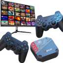 Retro Game Console with 30 Licensed Classic Games  HDMI Plug & Play TV Game Box with Dual Controllers, WiFi/LAN Online Multiplayer, Rechargeable Option, Compatible with TV/Monitor/Projector