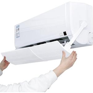 Retractable Air Conditioner Air Deflector, Universal Adjustable Air Conditioning Deflector Air Diverter Cover Telescopic Anti-Wind Baffles Anti Direct Blowing Windshield Wind Guide