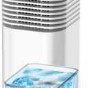 Windowless Air Conditioner, Swamp Cooler with 4 Modes & 3 Speeds, 15H Timer for Smart Auto-off, 2-Gal Tank for 20H Cooling, Remote, 120 Oscillating Portable Air Conditioners No Hose Needed, 11 x 10 x 22 inches