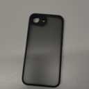 JETech Matte Case for iPhone 16e 6.1-Inch 2025, Shockproof Military Grade Drop Protection, Frosted Translucent Back Phone Cover, Anti-Fingerprint (Black)