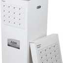 Adir Cardboard Roll File Storage Organizer - Vertical File Sorter - Blueprint, Poster, Plans, Gift Wrap, And Map Holder Station-16 Slots (for Rolls up to 37 Inches Long)