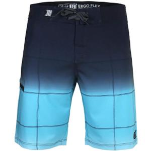 Mens Swim Trunks 22 Inch, Long Board Shorts Men's, Slim Fit, Stretch Material,No Liner, No Side Pockets (30, Fadedpane-blue)