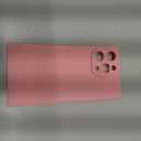 For iPhone 15 Pro Max Case Silicone, Rectangle Edge Cute Y2k Phone Case for Women Girl, Thin Protective Aesthetic Girly Design Soft Rubber with Camera Cover, Pink