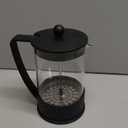 Bodum 12oz Brazil French Press Coffee Maker, High-Heat Borosilicate Glass, Black - Made in Portugal