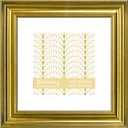 VIOLABBEY 6x6 Picture Frame Gold, Vintage Photo Frames Square, Fits Pictures 4x4 with Mat or 6 x 6 without Mat, Display for Tabletop and Wall