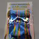 4 Packs Total 39 Ft Rainbow Parade Floats for Trailer Car, Colorful Foil Fringe Garland Tinsel Streamers Hanging Banner Table Skirts for Graduation Homecoming Holiday Birthday Pride Party Decor