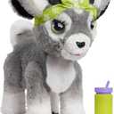 furReal Daisy the Yoga Goat Interactive Toy, 11inch Realistic Plush, Kids Toys for Ages 4 Up by Just Play