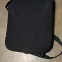 Memory Foam Lumbar Support Pillow with Dual Premium Adjustable Straps, Ergonomic Back Cushion for Back Pain Relief in Home Office Chair Car Seat - Black