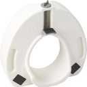 Drive Medical 12014 Premium Raised Toilet Seat with Lock, Elongated, White
